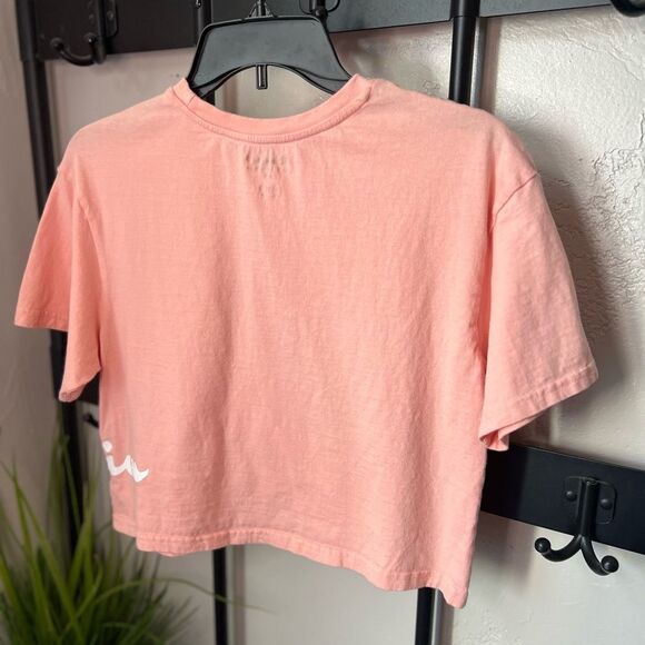 Champion Pink Short Sleeve crop Tee Size Medium - Picture 2 of 13